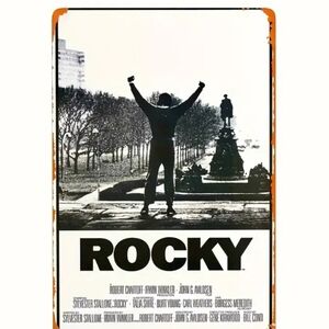 Rocky Movie Decorative Tin Sign